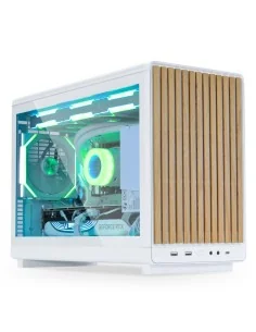 Lian Li DAN A3-mATX Mini Tower Wood Glass Panel White